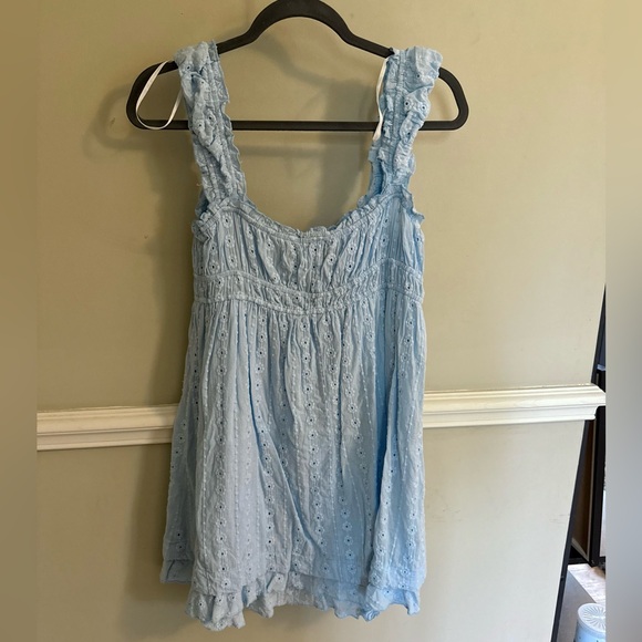 Princess Polly Carlita Mini Dress Blue - Picture 5 of 6